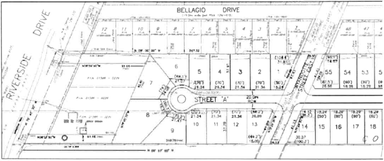 Edgewater Estates Lot Map - Marco D'Antonio